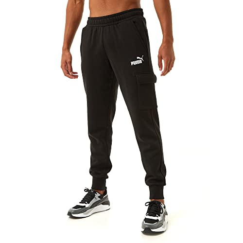 PUMA ESS Cargo Pants Herren Sporthose Trainings Jogging Hose 845802 01 schwarz, Bekleidungsgröße:XL