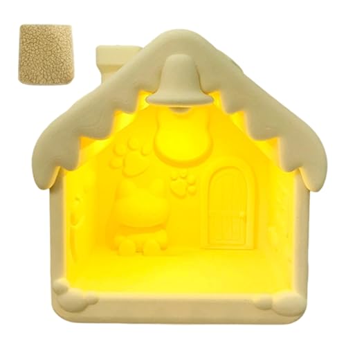 Nid d'oiseau pour cage – 19,5 x 18,5 cm – Tente à oiseaux pour cage | Cabane cachée imprimée en 3D avec lumière LED Congo Cosmos Calopsittes Inséparables Spawn