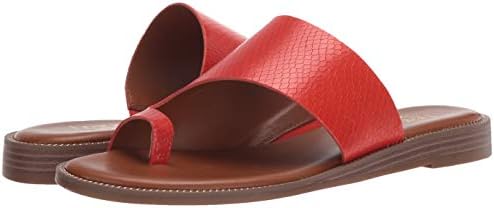 Franco Sarto Womens Gem Bright Orange Slide Sandal 8.5 M | Image 6