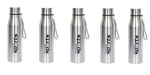 Image of School Luxuria 750 ML Side Rope Water Bottle (Pack of 5)