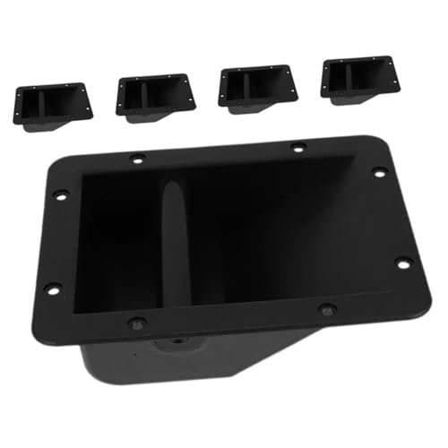 DOITOOL 5pcs Plastic Speaker Handle Replacement Sturdy Carry Handles for Amplifiers Easy Installation Lightweight for Stage Use