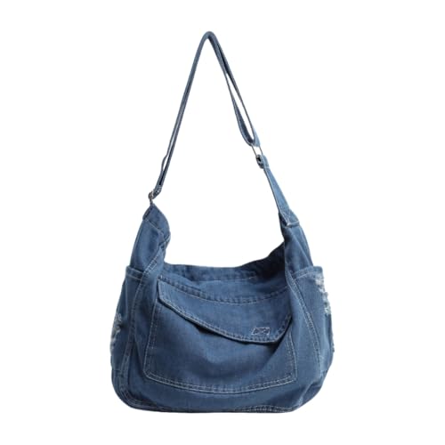 Bolso Mensajero Denim 2025, Crossbody Unisex miniatura 1
