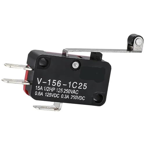 Interrupteur V-156-1C25 SPDT momentané action brusque 15A - 5