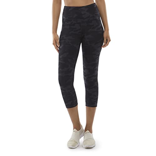 Legging Capri imprimé anti-glisse pour sculpter la taille