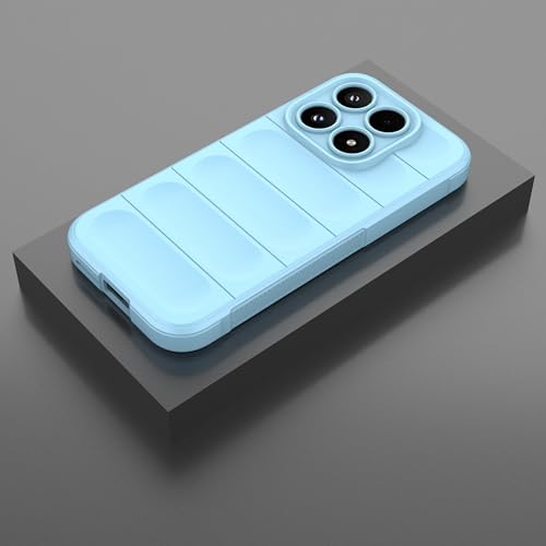 Image of for Xiaomi 17 Case Anti-Drop Soft TPU Rugged Phone Back Cover - Baby Blue