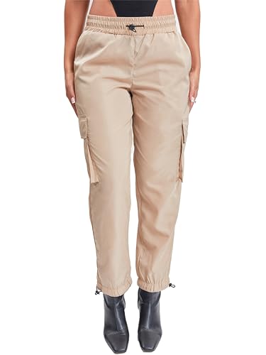 YMI Jeans Women's Nylon Cargo Joggers