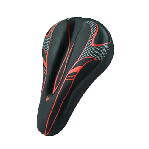 EZBUYGO ���]�ԃT�h���J�o�[ �N�b�V���� ������ ���e�� ���K���ɂ��Ȃ� �Ռ��z�� �z������ ����~�� PU���U�[�� �h���J�o�[�t�� ���[�h�o�C�N/�}�E���e���o�C�N/�N���X�o�C�N�p(red)