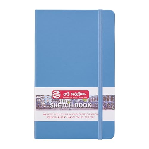 Talens Art Creation Sketchbook - Azul lago 13x21 cm - 140 g/m² - 80...