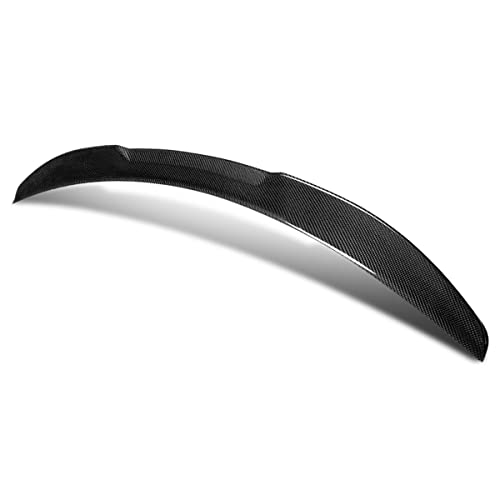 Auto Dynasty V-Style Rear Car Trunk Lid Spoiler Compatible with BMW 220i 228i 230i M240i M235i xDrive 2-Series F22 Convertible 2015-2021, Carbon Fiber, Glossy Black