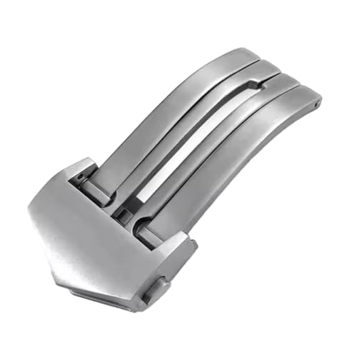 London Craftwork - London Craftwork Stainless Steel Clasp compatible with Tag Heuer watch 18mm Silver