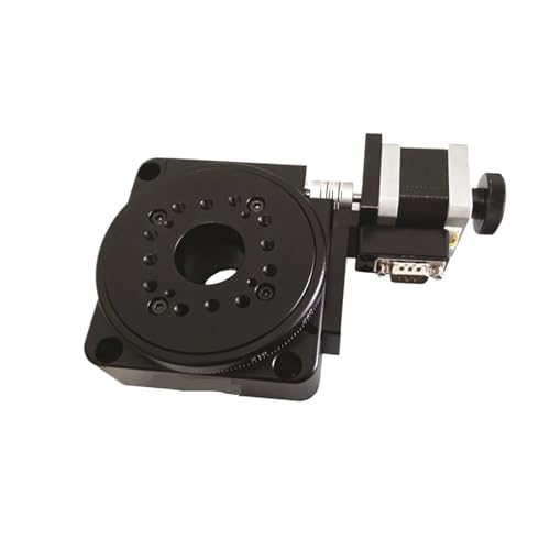Electric Rotating Machine PX110-100 Optical Rotating Platform Motorized Rotation Stage 100mm Bearing Scale(Ratio 180 of 1)