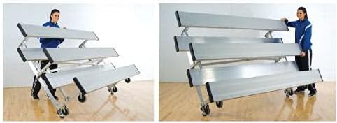 3 Row 15' Tip n Roll Bleacher (seats 30) (EA)