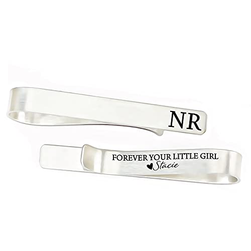 Personalized Father Of The Bride Gift Idea Forever Your Little Girl Tie Clip Dad Tie Clip Parent Gift Wedding Dad Gift For Dad Father Gift Forever-Little-Girl-Tie #TOP2