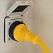 Conntek 17105-050RE Marine Shore Power 30 Amp Cordset with Light Indicator (Yellow, 50-Feet)