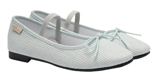 Solyinne Women's Mary Jane Flats Bowknot Round Toe Comfortable Dressy Slip on Office Work Flats