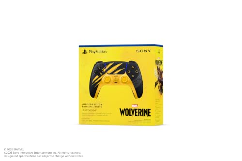 PlayStation DualSense® Wireless Controller – Marvel’s Wolverine Battle Yellow Limited Edition by PlayStation - Used condition - Image 4