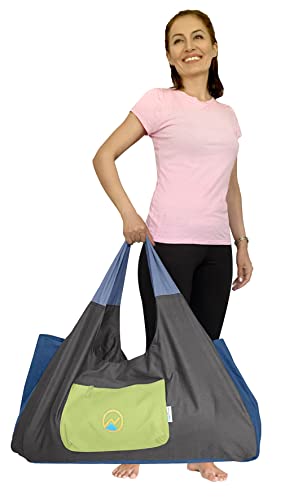 JoYnWell Large Yoga Mat Bag w/4 Zipper Pockets