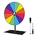 2. Sturdy Acrylic Game Wheel Includes Pen & Quick Setup for Family Classroom Activities Smooth Acrylic Prizes Wheel