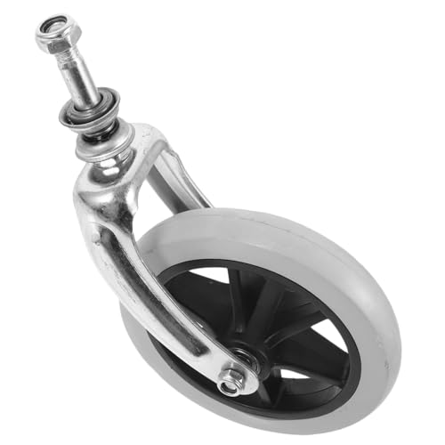 Gogogmee Wheelchair Wheel Wheels for Walker Wheel Chair Wheels Wheelchair Replacements Wheels for Wheelchair Walker Wheels Wheelchair Replacement Wheel Front Wheel Wheelchair Parts Rubber