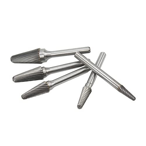 Set de Fresas Rotativas de Carburo con Mango 6 mm, 5 Piezas miniatura 4