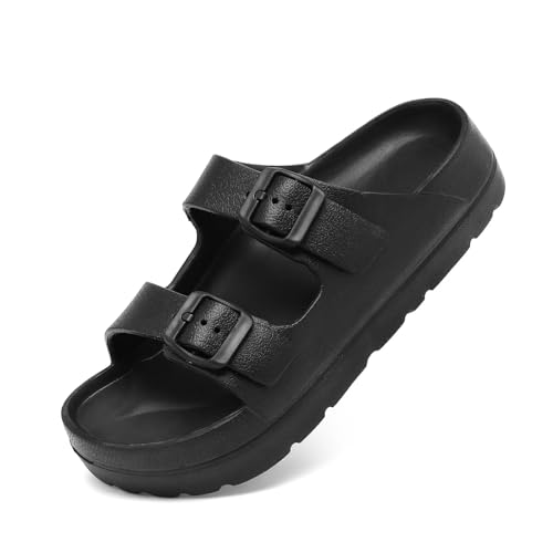 Women's Fashion Sandals Platform Orthopedic Slides Double Buckle ...