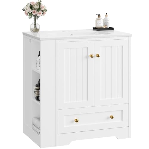 IRONCK 30 Bathroom Vanity with Sink & Storage