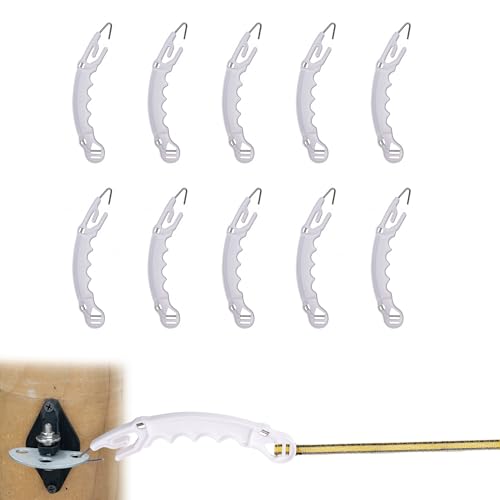 10 Pack Plastic Electric Fence Gate Handle Insulated Plastic Hook Suitable for Building Electric Fences