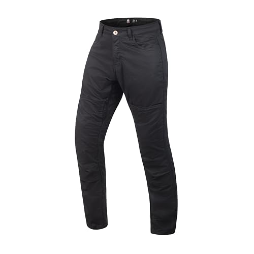 WICKEDSTOCK-Mens Motorcycle Pants-CE Level 2 Armor-Tactical Pants-Combat-Protective- Aramid Lined Black