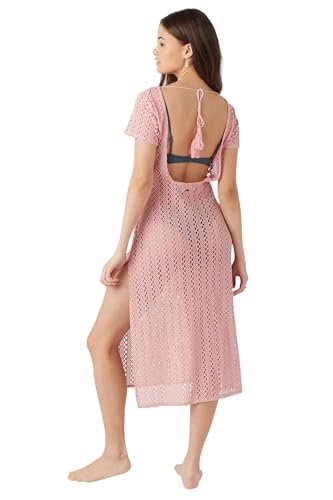 Vestido midi de encaje de ganchillo Nina en color blanco ideal para eventos 2