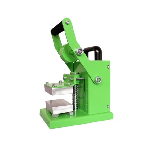 Mini podwójna płyta ręczna prasa do kalafonii, przenośny ekstraktor wosku olejowego z płytami grzewczymi 6 x 8 cm