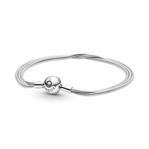 PANDORA Armband Moments Silber Kugelverschluss 599338C00 19 cm
