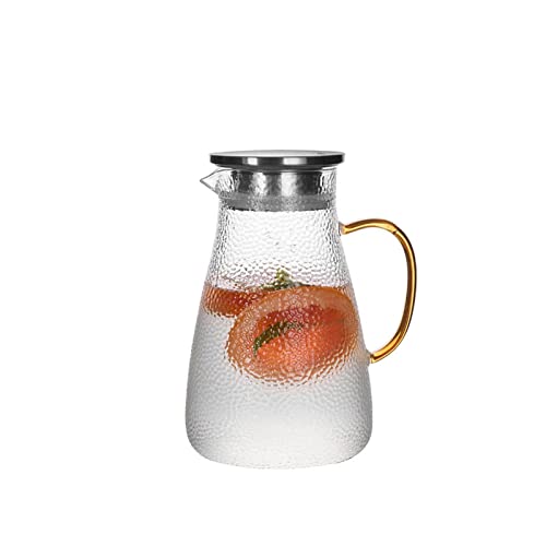 Pichet en verre borosilicate pour thé et eau froide