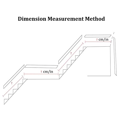Rampe d'escalier en bois massif de qualité supérieure avec kit de support complet - 6