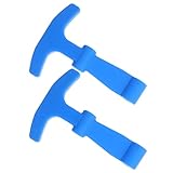 Anneome 2 Cierres de Goma Forma de T para Hielera Repuestos para Neveras Portátiles Color Azul Material Silicona Flexible Cierre Hermético para Camping y Pesca