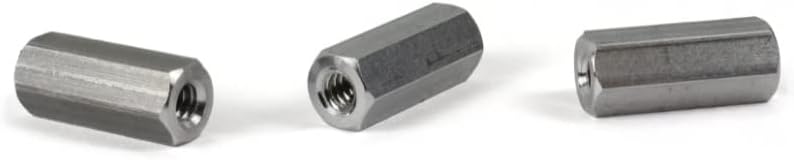 1/8" Hex Standoffs (Female-Female) / 2-56 x 1/8" / Stainless Steel / 1,000 Pc. Carton
