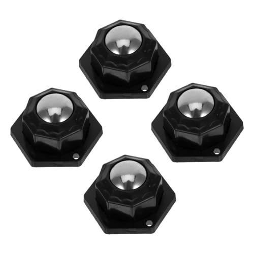 TIDTALEO 4個 重型?珠脚? 小型家具用 ボール ター 転送耐荷重設計 コーヒーマシン トボックス 洗濯かご対応 簡単取付け省スペース