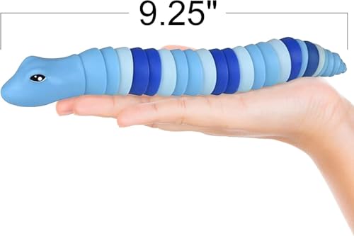 Image of Chocozone Crawling Caterpillar Toy Toddler Toys for Kids Flexible Clicky Sound Making Sensory Toys for 2+ Years Old Boys & Girls - 23cm Snake