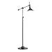 Kichler 74301CA Rapaport 1LT 60IN Floor Lamp, Gun Metal and Brushed Nickel Finish
