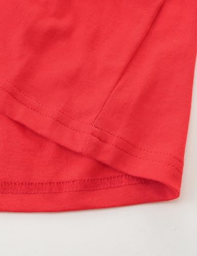 Bumeex Girl's Dresses Cotton Ruffle Sleeve Tiered Swing A-Line Cute Midi Casual Sundress4