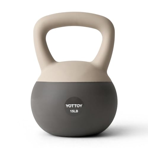 YOTTOY Soft Kettlebells, 15 lb kettlebell with Anti-Slip Base & Impact-Resistant Design - Perfect for Strength Training Kettlebells Weightlifting, Personal Training by YOTTOY - Used condition - US$44.19