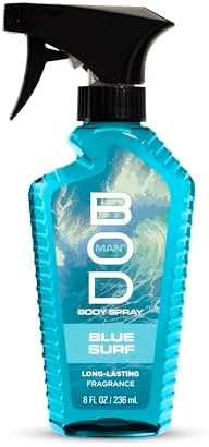 BOD man Fragrance Body Spray, Blue Surf, 8 fl oz