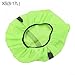 Outdoor Backpack Rain Cover, Waterproof Foldable Rain Hood with Reflective Strip for Hiking and Travel, Fits 10-70L Backpacks, Lightweight and Portable (Color May Vary)(Yellow-Green)(L(45-55L))