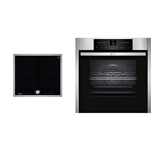 Neff T56BT60N0 Induktionskochfeld N70 & B55CR22N0 Einbau-Backofen N70 / 60 cm/A+ / 71 l/Edelstahl/Slide&Hide…