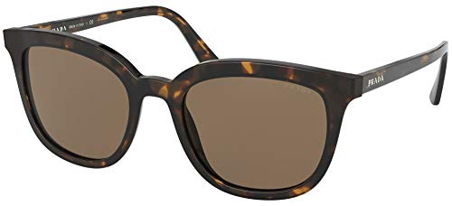 Prada PR03XS 2AU8C1 Havana PR03XS Square Sunglasses Lens Category 3 Size 53mm