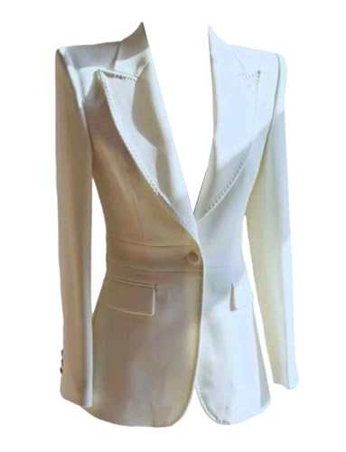 Blazer en revers en pointe avec finitions tailleur pour femme exigeante