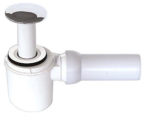 Preisvergleich Produktbild Geberit 22033 0 Dallmer Ablaufgarnitur Telos 52' mit herausziehbarem Standrohr für Brausewannen, chrom, 52 mm-Ausziehbar