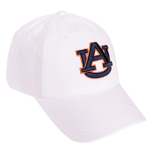 Desert Cactus Auburn University Baseball Hat Tigers War Eagle Brimmed Embroidered Hats Cap Adjustable Cloth Strap Adult (Style A1) White