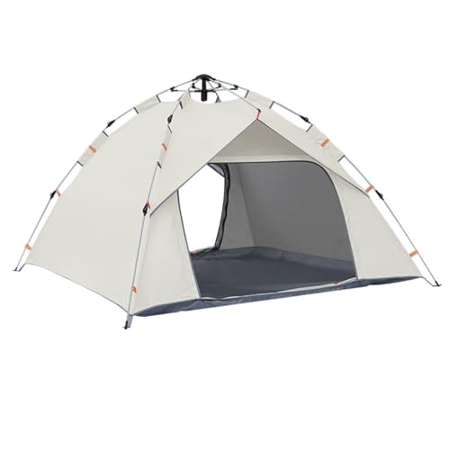 Carpa para 3-4 personas beige ligera y fácil de montar miniatura 1