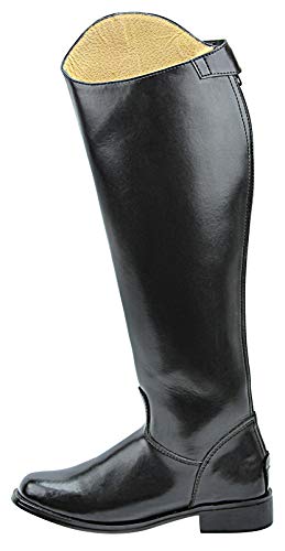 MB-3 Men's Man Horse Riding Mounted Police Patrol Tall Boots with Back Zipper Equestrian Color Black4