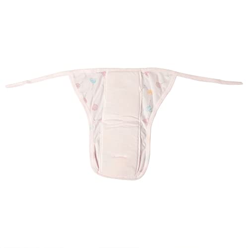 Image of Printed Cotton Hosiery Washable & Reusable U Shaped Adjustable Cloth Diaper With Insert Cushioned Padded Langot Nappy Tying Langot For Babies- Pack of 5 (Small, Multicolor)